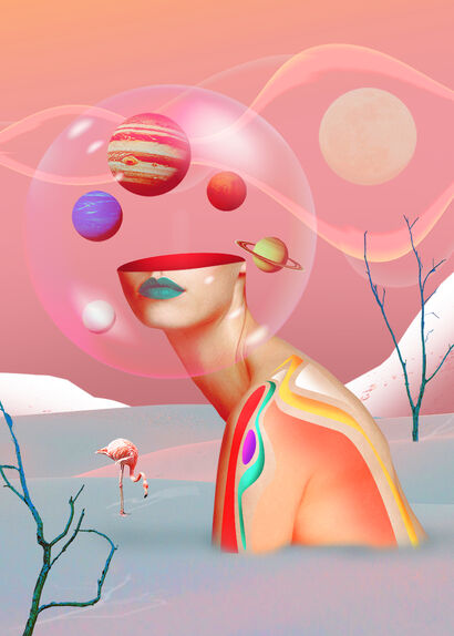 Femme Universe - a Digital Art Artowrk by Flowrah