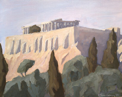 Acropolis - a Paint Artowrk by Panagiotis Papanikolaou
