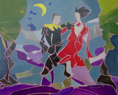 Love story - a Paintings Artwork by Dmitry Artyukhin