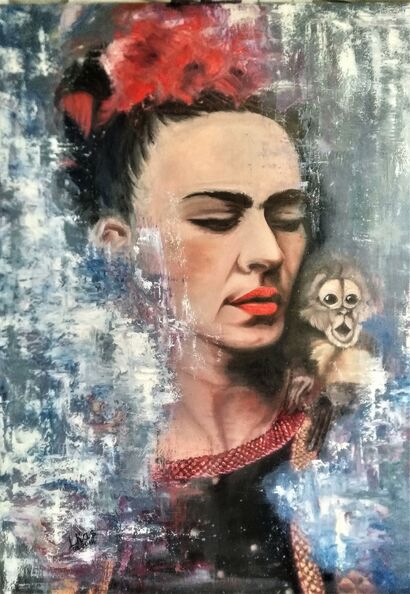 Frida - A Paint Artwork by Lkas