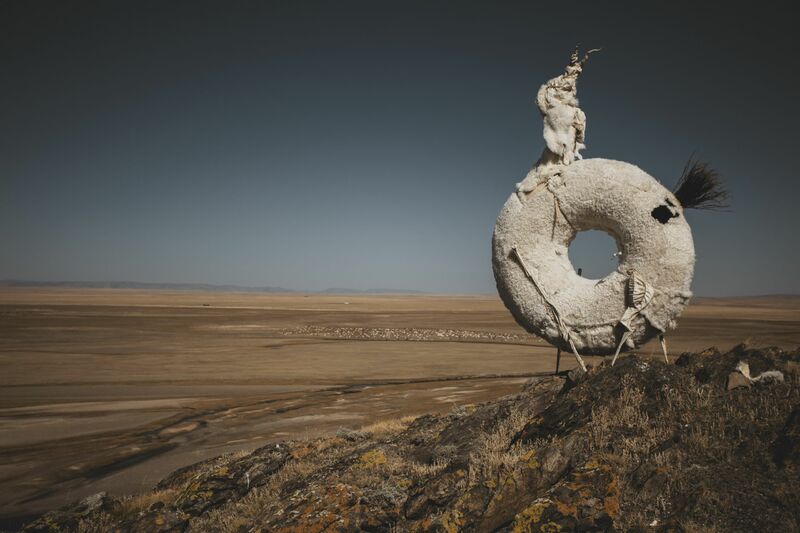 GAIA: The Earth Mother - a Land Art by Orkhoo