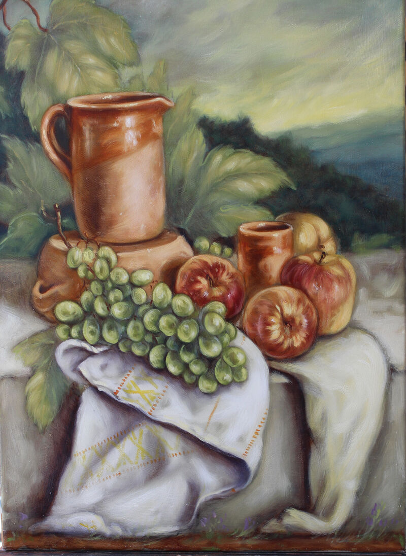 still life - a Paint by Pasquale Dominelli