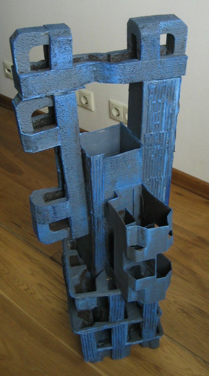  Indigo Blues - a Sculpture & Installation by Irina Uvarova