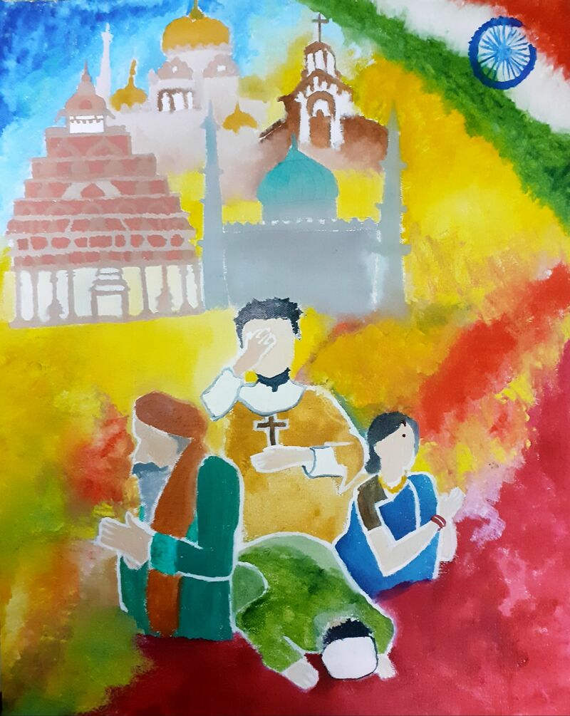 unity in diversity  - a Paint by Ishika Gaherwar
