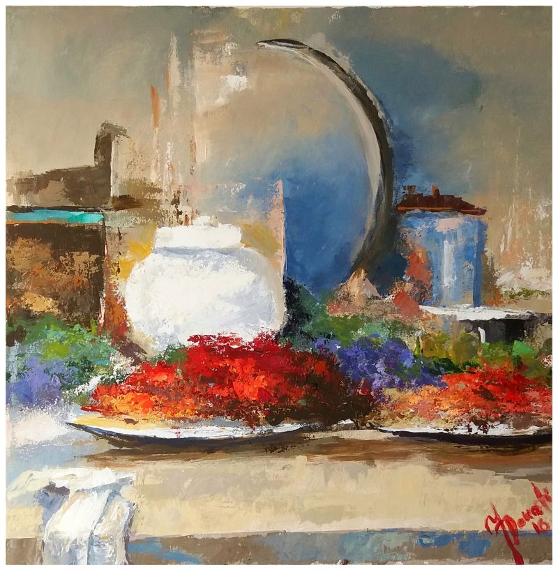 DOPO LA CENA - a Paintings by GIANFRANCO DONATI