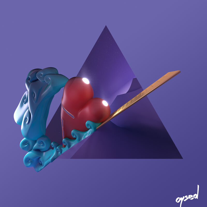 Three - Triangle - a Digital Art by oysed