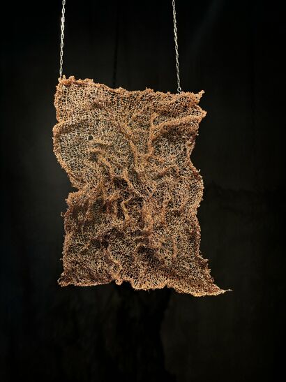Indra\'s Weave / The Handknitted no.II - a Sculpture & Installation Artowrk by Tania Welz