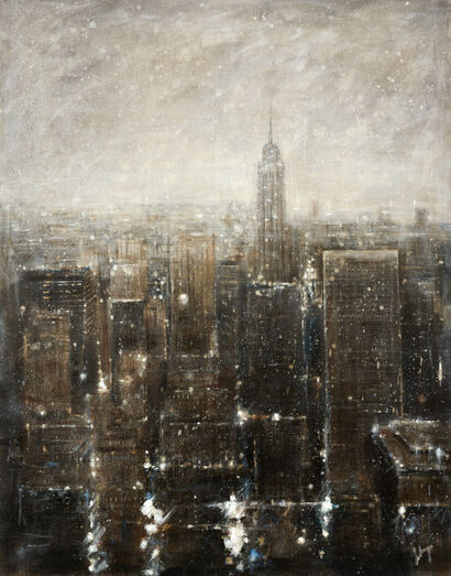 New York evening - a Paint Artowrk by SOLVEIGA