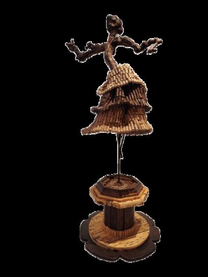 Ivresse sous jupon - a Sculpture & Installation Artowrk by La Ptite Mes\'Ange 