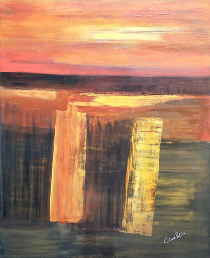Twin Towers - a Paint Artowrk by Clairé Hills
