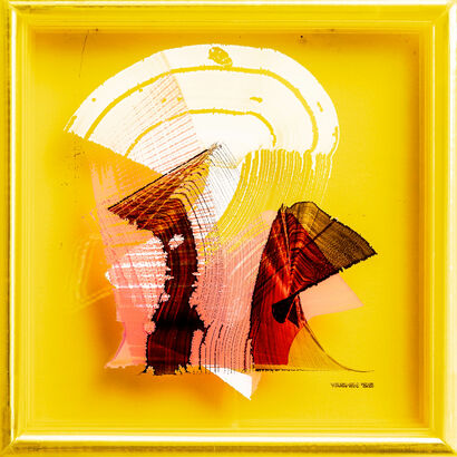 Background Sound (Yellow) - a Paint Artowrk by Denis Yashin