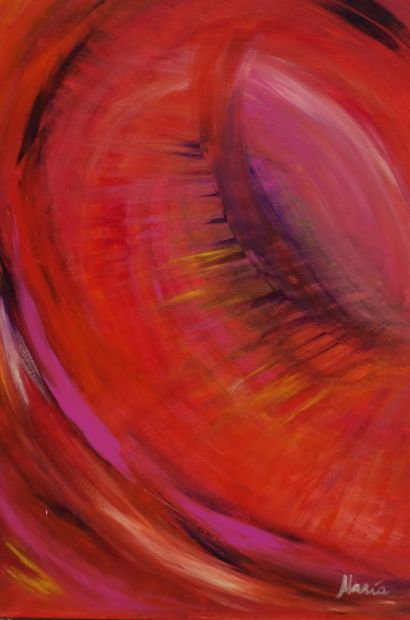 LA CONCIENCIA ES EL OJO QUE TODO LO VE - a Paintings Artwork by María Murillo