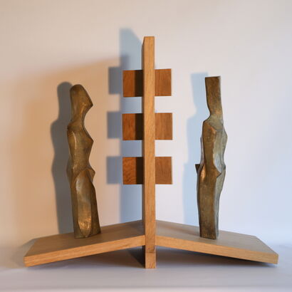 Les trois fenêtres de l'Amour: la tête, le coeur, le sexe - A Sculpture & Installation Artwork by Ines Letourneur