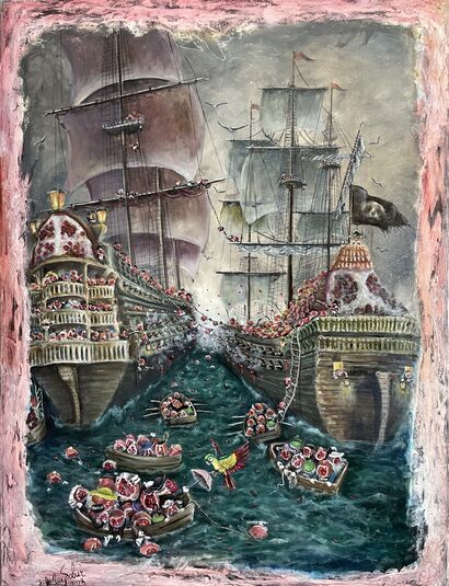 Pirates of Granadia  - a Paint Artowrk by Elena Goloubovitch 