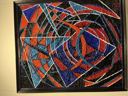 The Smile of an Old Clown - a Paint Artowrk by József Kordás