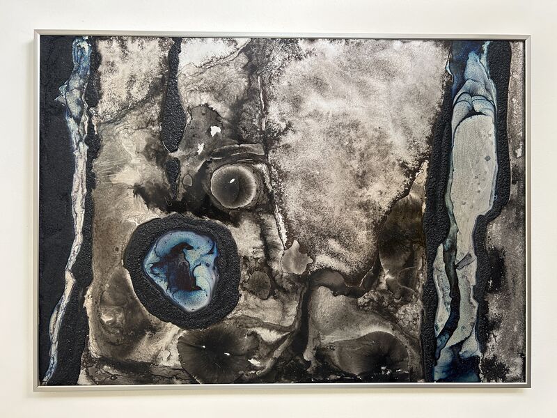 Loire bleue II - a Paintings by Elodie Marpault elodie