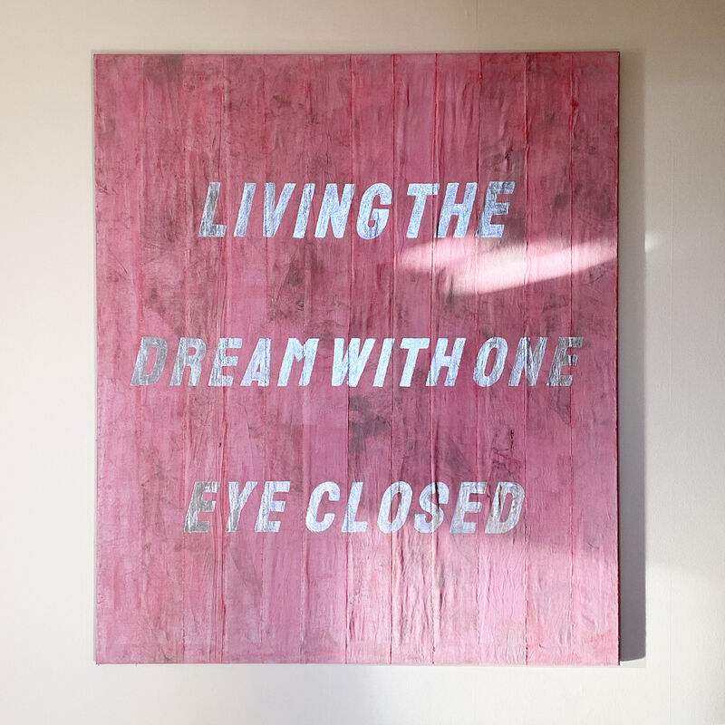 Living the dream with one eye closed - a Paint by Lana Haga
