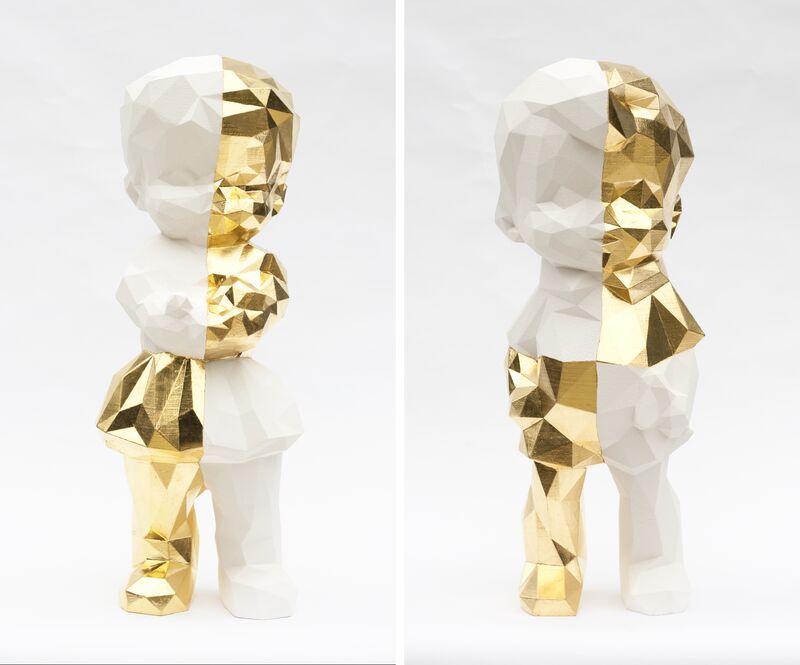 LOST TOY: Boy kwart and Kwart girl - a Sculpture & Installation by mo  cornelisse