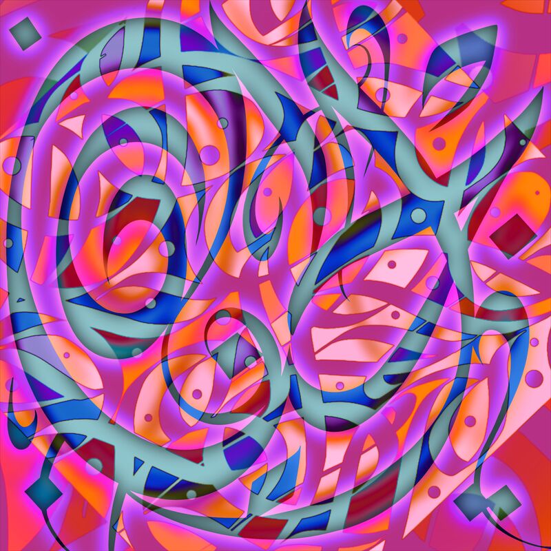 Life of Love - a Digital Art by Rabih