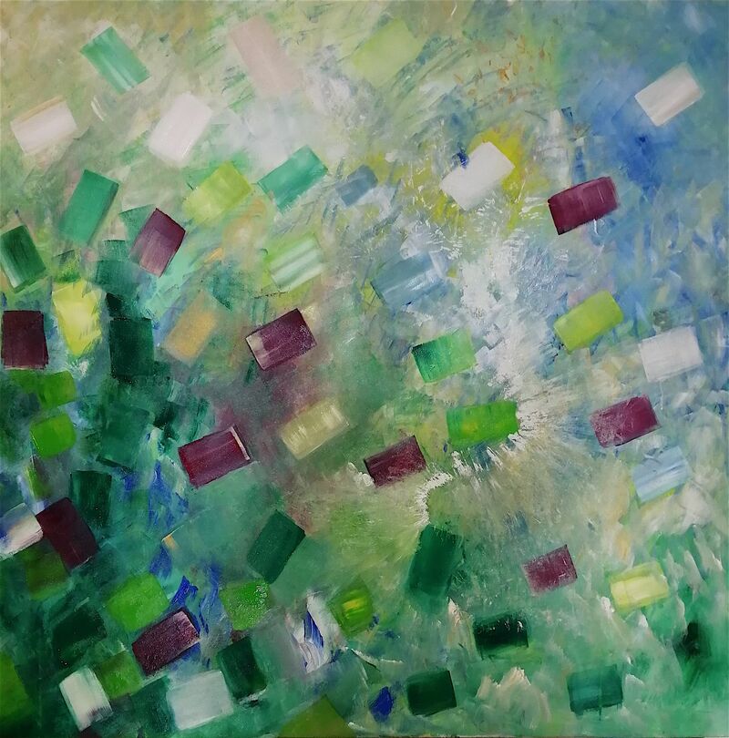 Pixels 3 - a Paint by Cynthia Nouhra