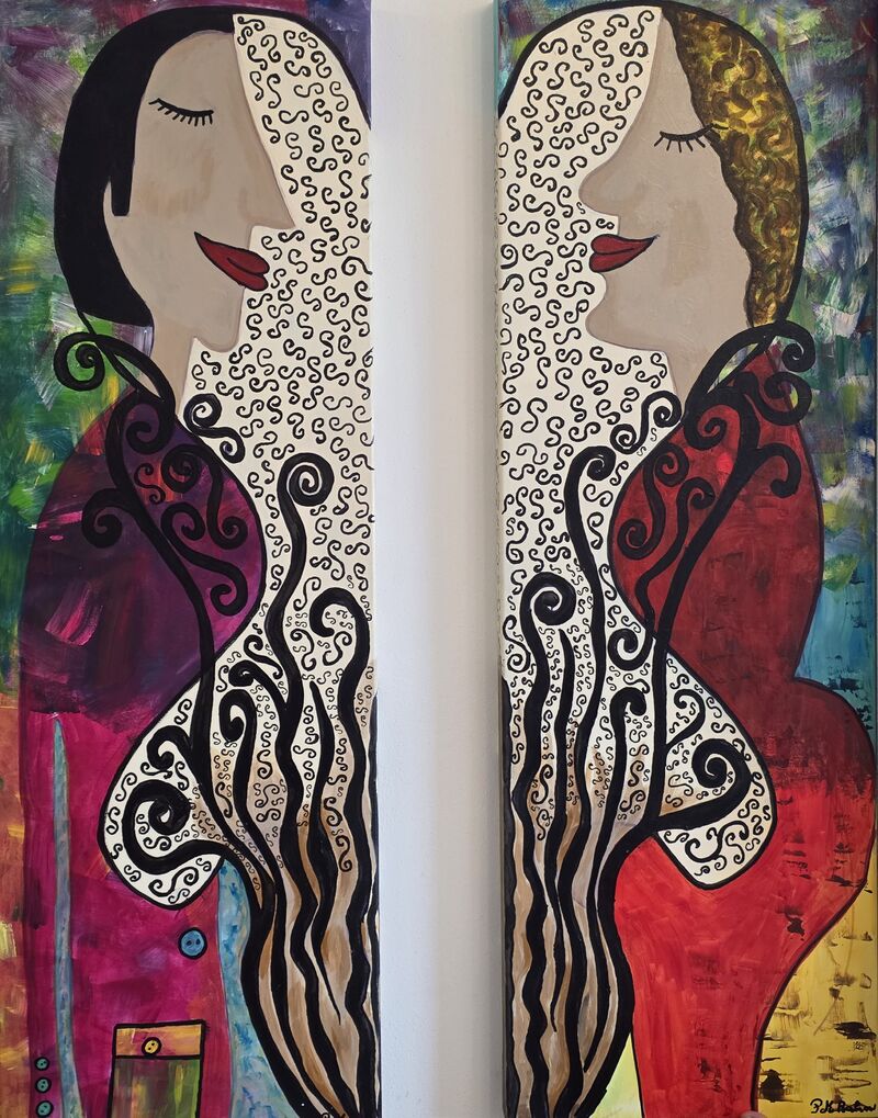 Linguagio del cuore - a Paintings by Patricia  Mancini Rahn