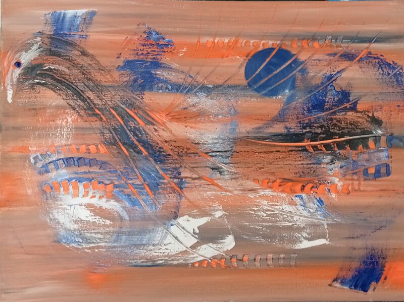 L'envolée sauvage  - a Paintings by Monique  Mert