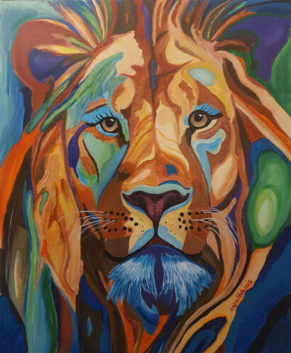 Golden King - a Paint Artowrk by sofia hale