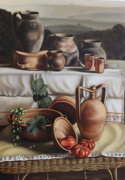STILL LIFE  - a Paint Artowrk by Pasquale Dominelli