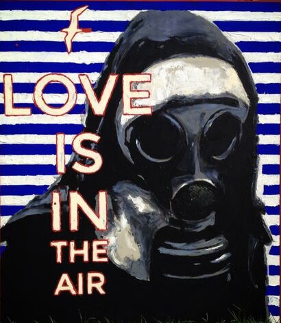 LOVE IS IN THE AIR - a Paint Artowrk by DEBORASENZALACCA