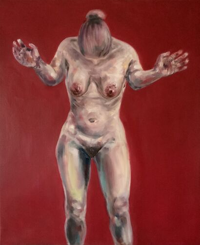 Standing 2 - a Paint Artowrk by Jana Vankova