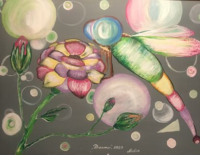 Dreamer - A Paint Artwork by nadezda koleda