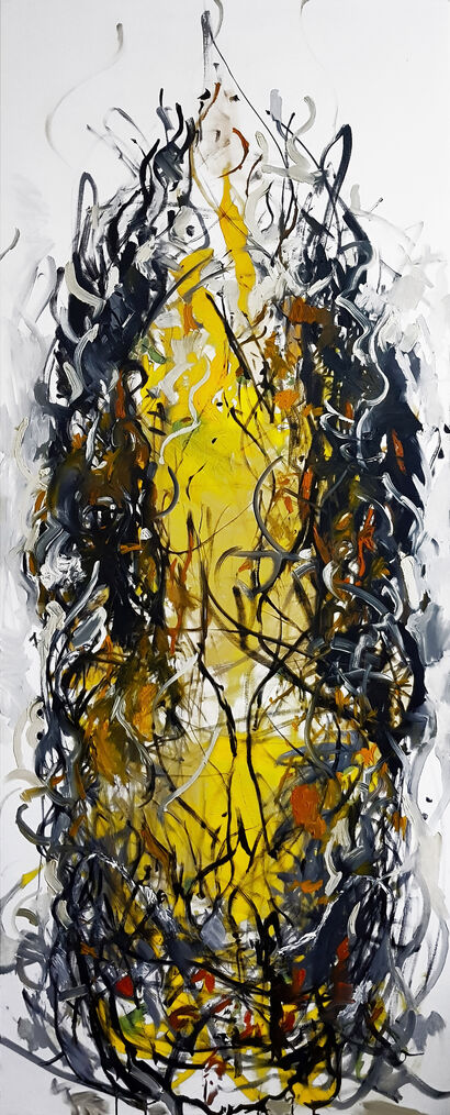 'INNER FLAME' - A Paint Artwork by Diana Lemnaru
