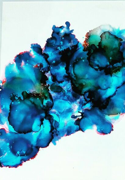 Mind Storm - A Paint Artwork by Stephanie Reynolds