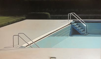 “Would Be Richard’s D. Ocean Park 004” - a Paintings Artwork by Cveto Vidovic