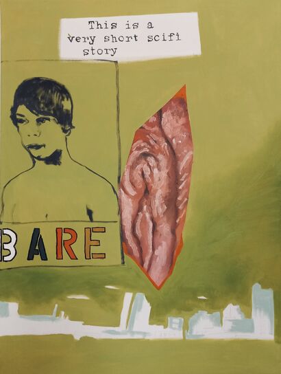 The Woman Who Fell To Earth - a Paint Artowrk by conny kunert