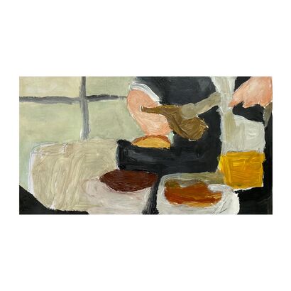 Breakfast  - a Paint Artowrk by he/him