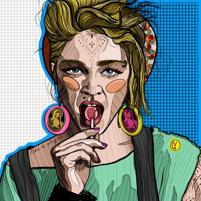 Mad Rock - a Digital Art Artowrk by Vanessa  Gregorio