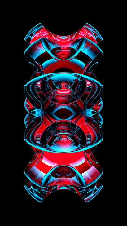 Fluid Symmetry - a Digital Art Artowrk by Jan Tomas