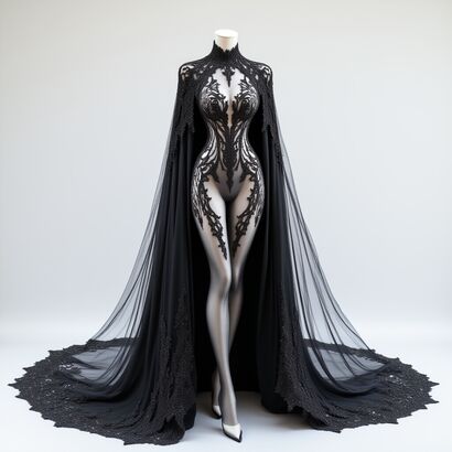 CHRONOPATTERN DRESS - a Digital Art Artowrk by Formzee