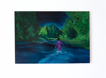 Wade in the water - a Paint Artowrk by Chiara Sforazzini