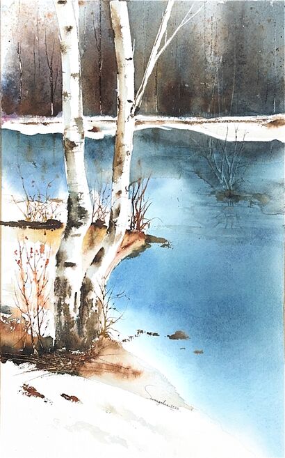 Watercolor  - a Paint Artowrk by somayyeh tabasi