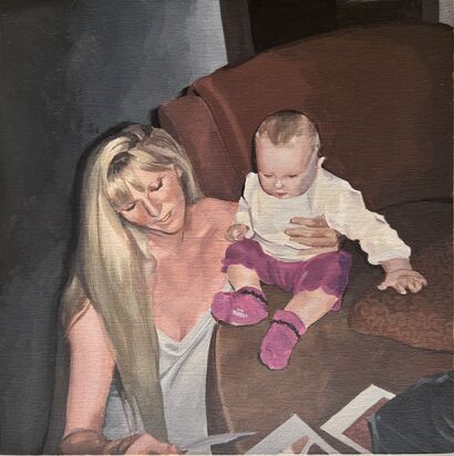 Mom - a Paint Artowrk by Charlotte Steininger