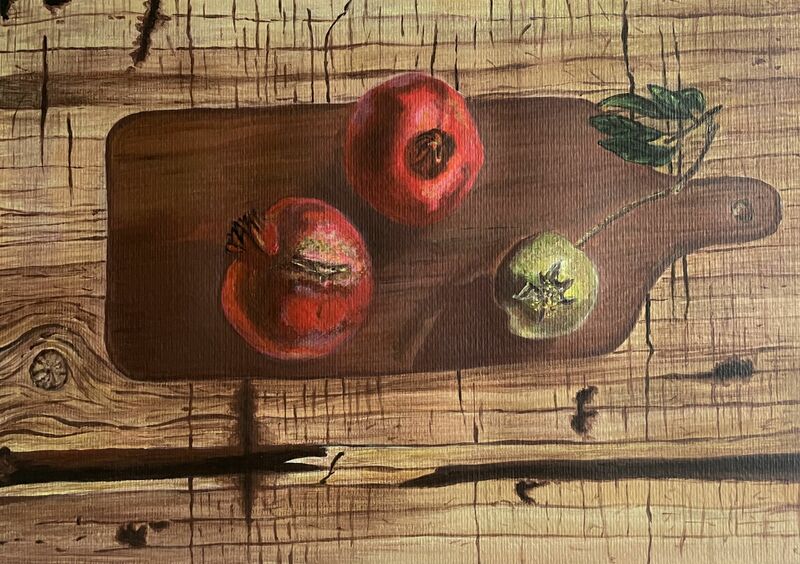 Pomegranate - a Paint by Daria Remeniuk 