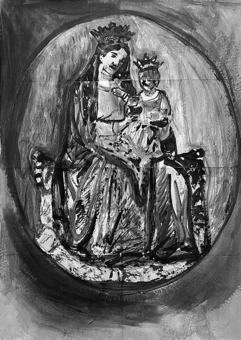 La Madonna di Capraia - a Paint by Michael Rotondi