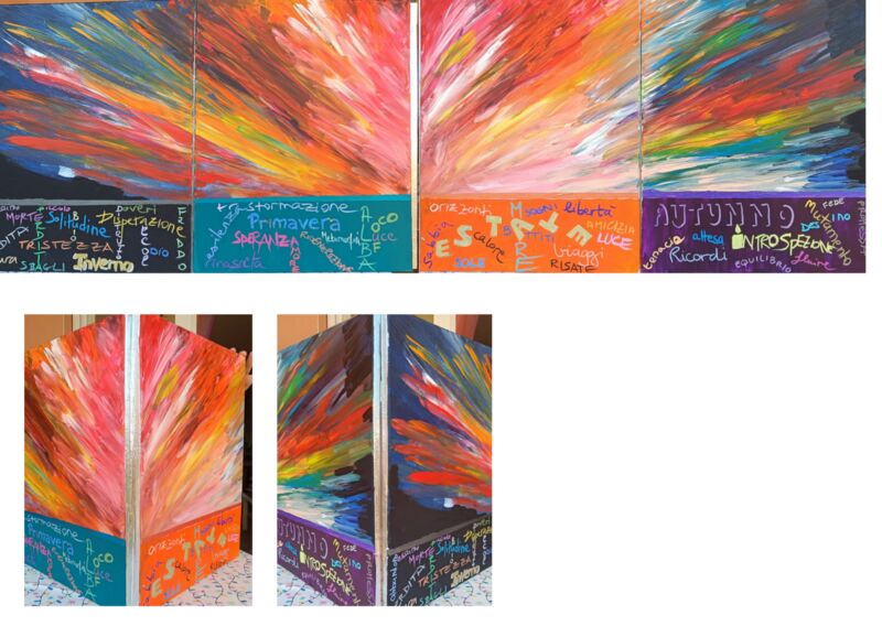 Le stagioni della vita - a Paintings by Paola Delli Santi