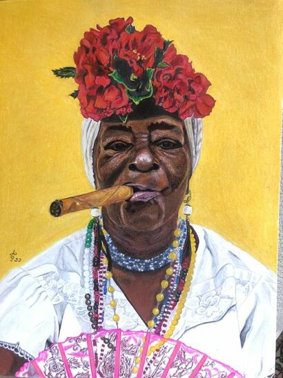 La Cubana - A Paint Artwork by Antonella Politi