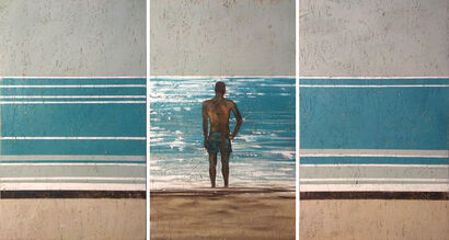 Scritto sull'acqua - A Paint Artwork by Matteo Lollini