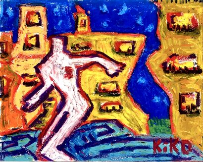immigrant - a Paint Artowrk by Michael Kykot