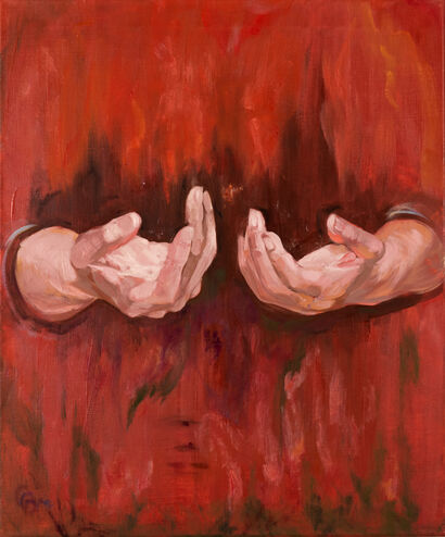 #1...The end is at hand, and you shall be confused...(Triptych) - a Paint Artowrk by Olia Breva