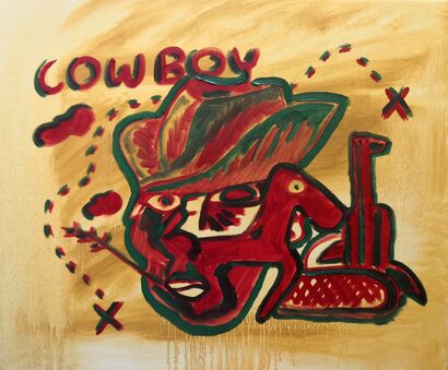 Cowboy - a Paint Artowrk by Joan Pañell Fernandez